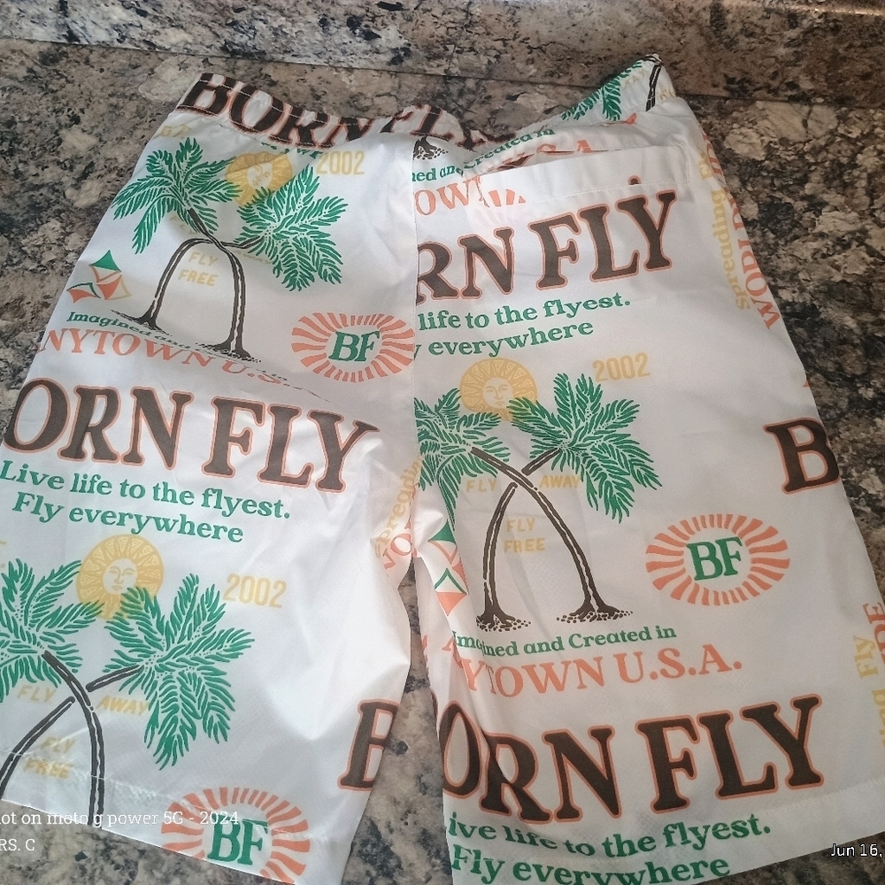 Born fly boys medium shorts with mesh lining. Brand new with tags. - Picture 5 of 6
